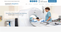 Desktop Screenshot of namastehospital.com