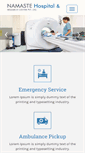 Mobile Screenshot of namastehospital.com